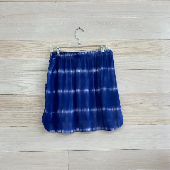 Merona Blue and White Tie Dye Mini Skirt - Picture 3 of 7